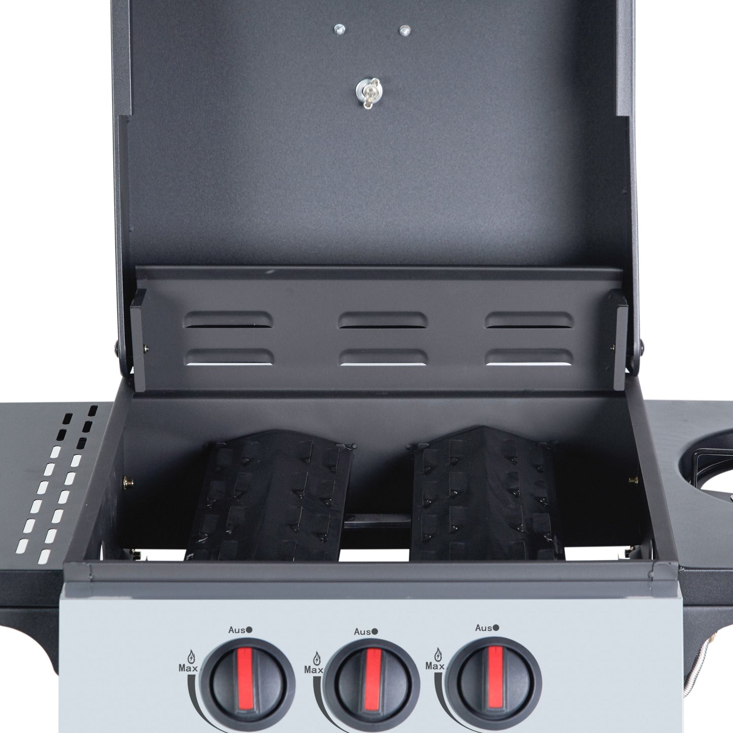 Kompakter BBQ Gasgrill mit 3 Brennern