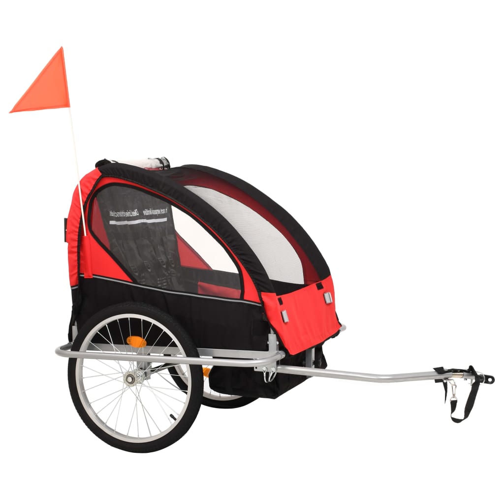 2-In-1 Fahrradanhänger Und Kinderwagen