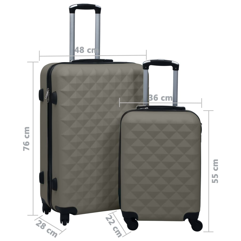 Hartschalen-Trolley-Set 2 Stk. Abs