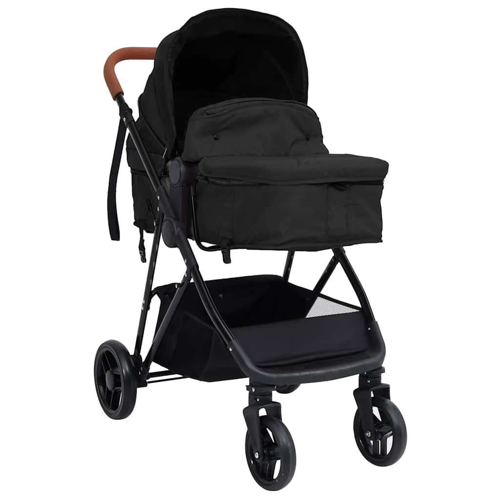 Kinderwagen Und Schwarz Stahl