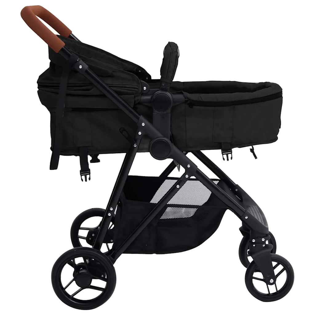 Kinderwagen Und Schwarz Stahl