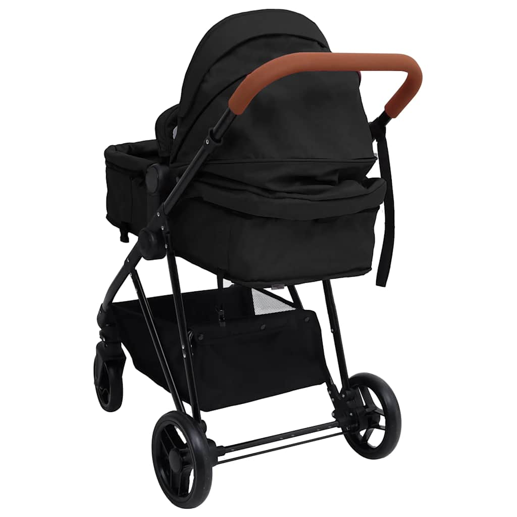 Kinderwagen Und Schwarz Stahl